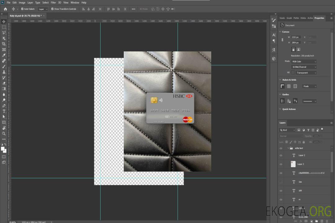 Turquie HSBC Bank mastercard photolook recto template Turquie HSBC Bank mastercard photolook recto template